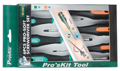 JUEGO DE DESTORNILLADORES GRANDE -+ PROSKIT SD-2301