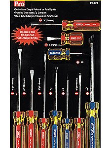 JUEGO DESTORNILLADORES 10PCS STANLEY 69-172