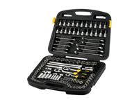 JUEGO DE DADOS Y LLAVES 120 PCS STANLEY 91-931