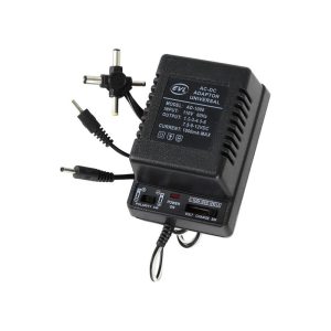 ADAPTADOR VOLTAJE UNIVERSAL TIPO TRANSF. 1000mA EVL