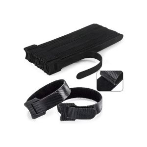 AMARRAS VELCRO 15CM AJUSTABLES REUSABLES (JUEGO 60 PCS)