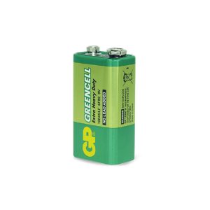 BATERIA 9V CARBON GP EMPAQUE PAPEL CELOFAN