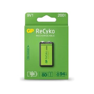 BATERIA 9V RECARGABLE 200mAh NiMH GP