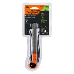 ESTILETE METALICO 18MM CON 5 NAVAJAS TRUPER CUT-6XX