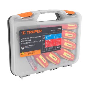 JUEGO DESTORNILLADORES AISLADOS 1000V TRUPER DTJ-7D