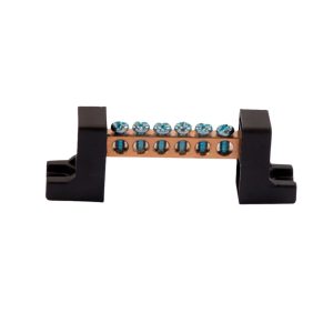 BARRA DE TIERRA 9X6mm 5X6AWG+1X4AWG CON SOPORTES CAMSCO G-9606