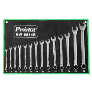JUEGO DE LLAVES MIXTAS 14 PCS PROSKIT HW-6514B