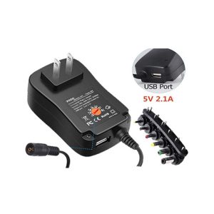 ADAPTADOR VOLTAJE INTELIGENTE UNIVERSAL 3-12V + USB 30W