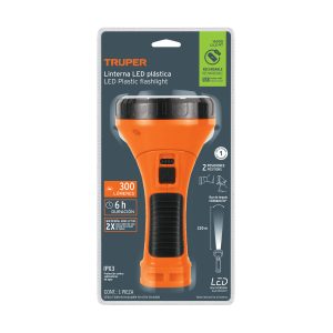 LINTERNA PLASTICA RECARGABLE 150LM IPX3 TRUPER LILE-9T
