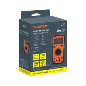 MULTIMETRO DIGITAL PROFESIONAL TRUE RMS TRUPER MUT-39