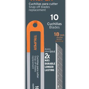 REPUESTOS PARA ESTILETE 10 PCS CUT-6XX TRUPER REP-CUT-6