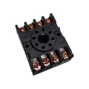 BASE PARA RELAY 8 PIN REDONDOS TIPO RIEL DIN CAMSCO TC-085A