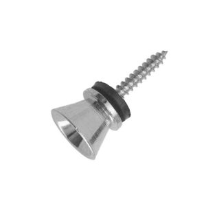 BOTON PARA CORREA GUITARRA CROMADO (PAR)