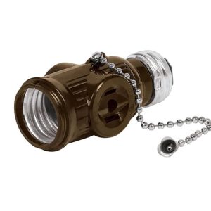 BOQUILLA BAQUELITA CON CADENA + 2 TOMAS VOLTECK POBA-16